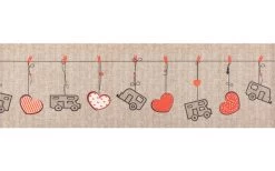 Arisol Teppich-Läufer Herzmotiv Beige 5 Arisol Teppich-Läufer Herzmotiv Beige -Freien Zelt Geschäft 247463 2551117