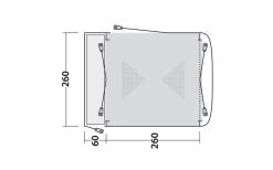 Outwell Milestone Shade Busvorzelt -Freien Zelt Geschäft 251991 1783389