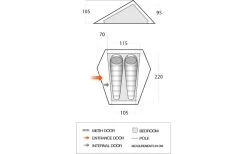 Vango Heddon 100 Leichtzelt 1 Person 5 Vango Heddon 100 Leichtzelt 1 Person -Freien Zelt Geschäft 488976 3421352