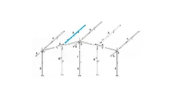 Brand Zusatzgestänge Für Vorzelte Und Zelte Dachstange Gebogen Stahl 25 Mm Länge 210 - 255 Mm -Freien Zelt Geschäft 597475 4442147