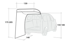 Outwell Seitenwand Upcrest -Freien Zelt Geschäft 670527 4588809