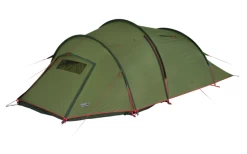 High Peak Falcon 3 LW Lightweight 3 Personen Tunnelzelt Aluminium Gestänge Olive/rot -Freien Zelt Geschäft 733028 4904024