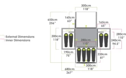 Zempire Pro III V2 13 Zempire Pro III V2 -Freien Zelt Geschäft 747746 5004233