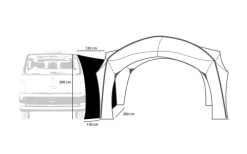 Zempire Aerobase 3 Connection Tunnel / Van 5 Zempire Aerobase 3 Connection Tunnel / Van -Freien Zelt Geschäft 747782 5001659