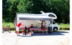 Fiamma F45L 450 Markise Gehäusefarbe Titanium Tuchfarbe Royal Grey 450 Cm -Freien Zelt Geschäft 802961 5244557