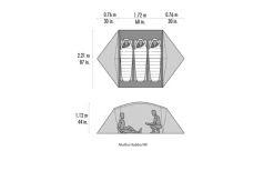 MSR Mutha Hubba NX V2 3 Personen Weiß -Freien Zelt Geschäft 819866 5300270