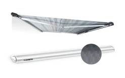 Dometic PerfectRoof PR 2000 Markise Tuchfarbe Horizon Grey Gehäusefarbe Weiß 2,6 M -Freien Zelt Geschäft 823505 5319038