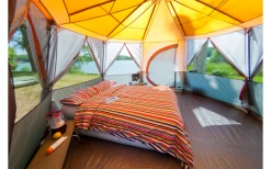 Coleman Octagon Familienzelt Für 8 Personen Orange -Freien Zelt Geschäft 823922 5325641